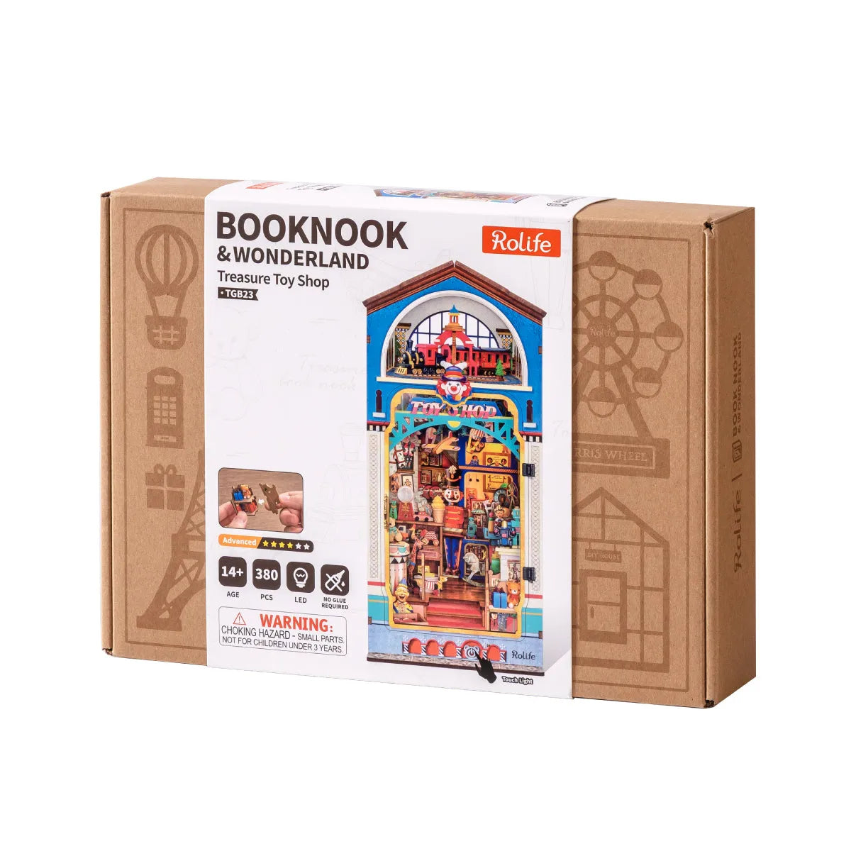 Caja del kit Treasure Toy Shop.
