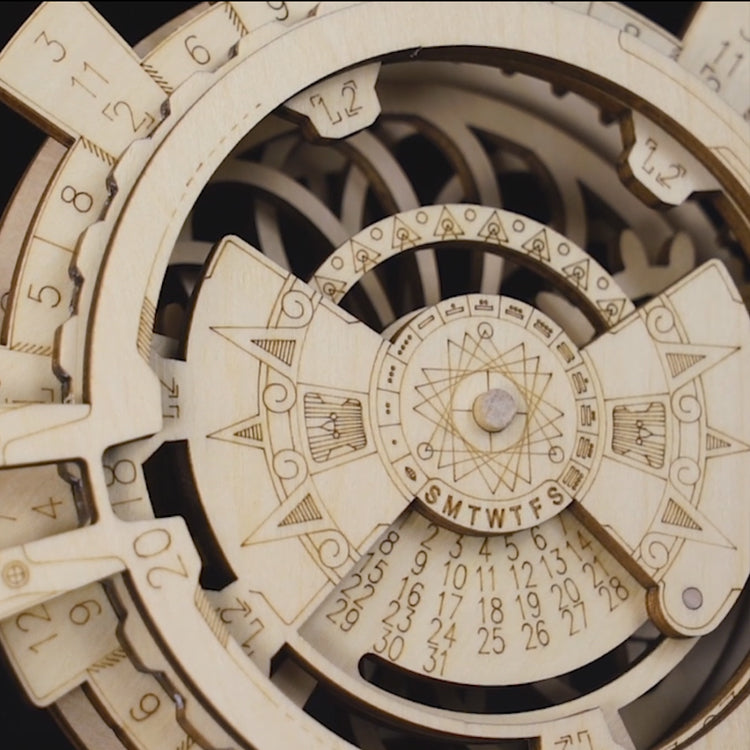 Detalle de los discos y números del calendario · ROKR