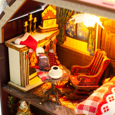 Enchanted Christmas Cottage de Hongda, detalle de la miniatura