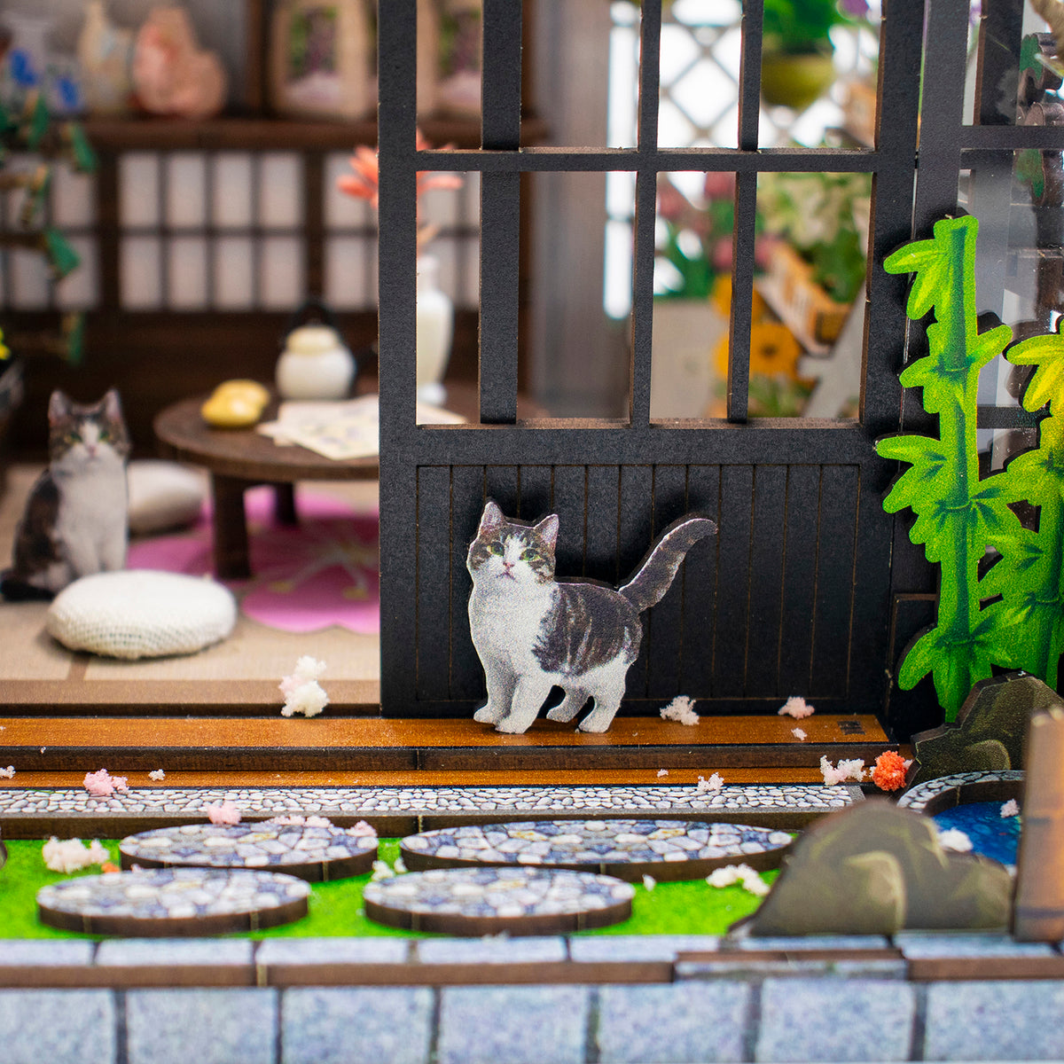 Spring Sakura Greenhouse de Hongda, detalle de la miniatura