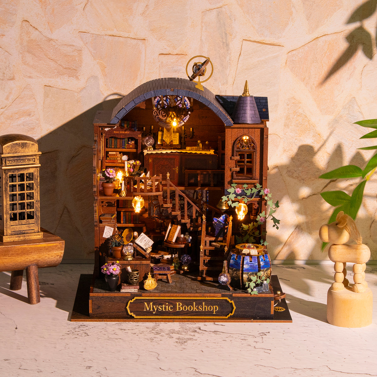 
Mystic Bookshop de Hongda, en una escena ambientada