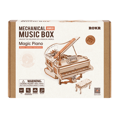 Caja del kit mecánico musical Magic Piano
