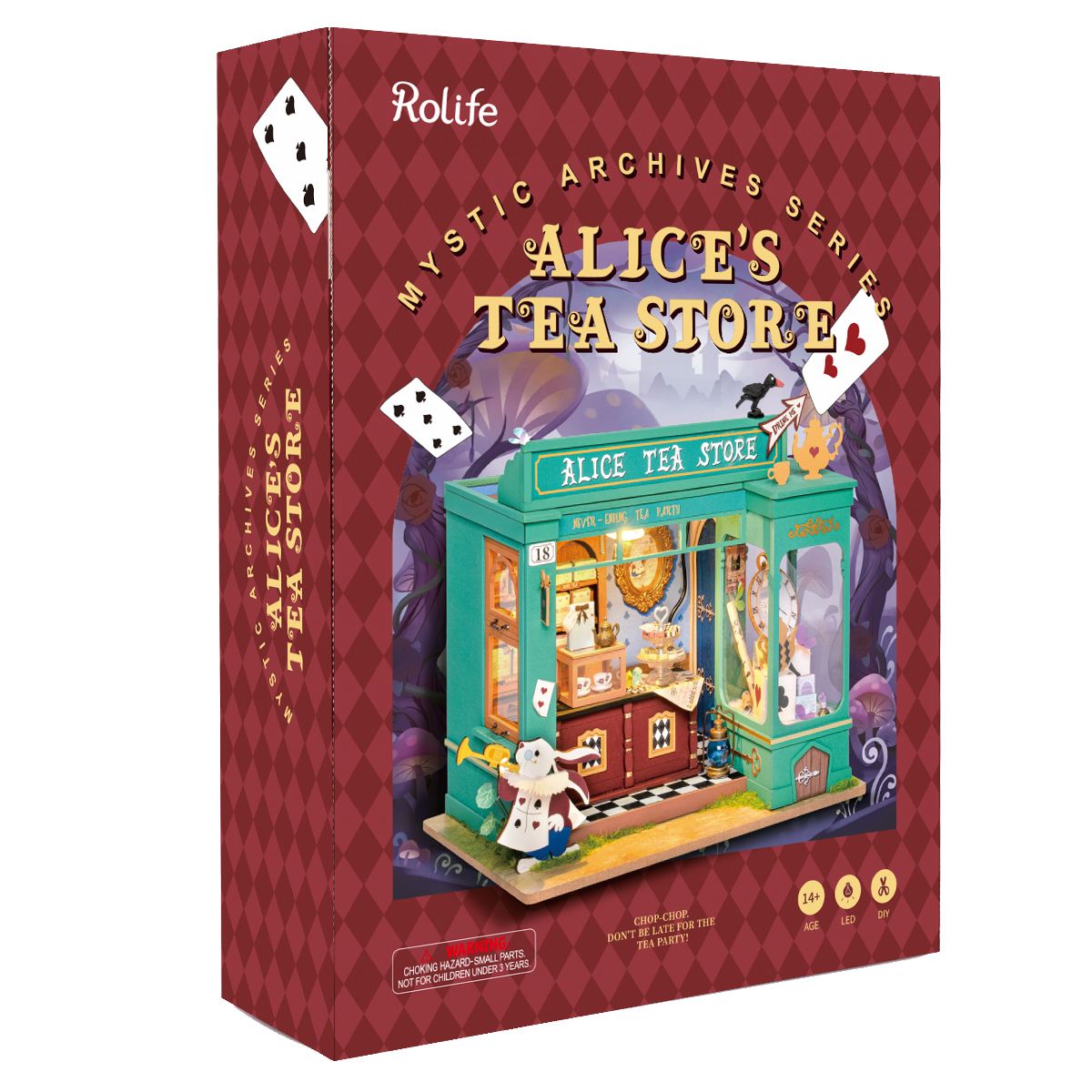 
Caja del kit Alice’s Tea Store de la colección Mystic Archives