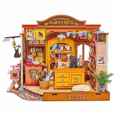 Fluffy Friends Hub completo de frente sobre fondo blanco.