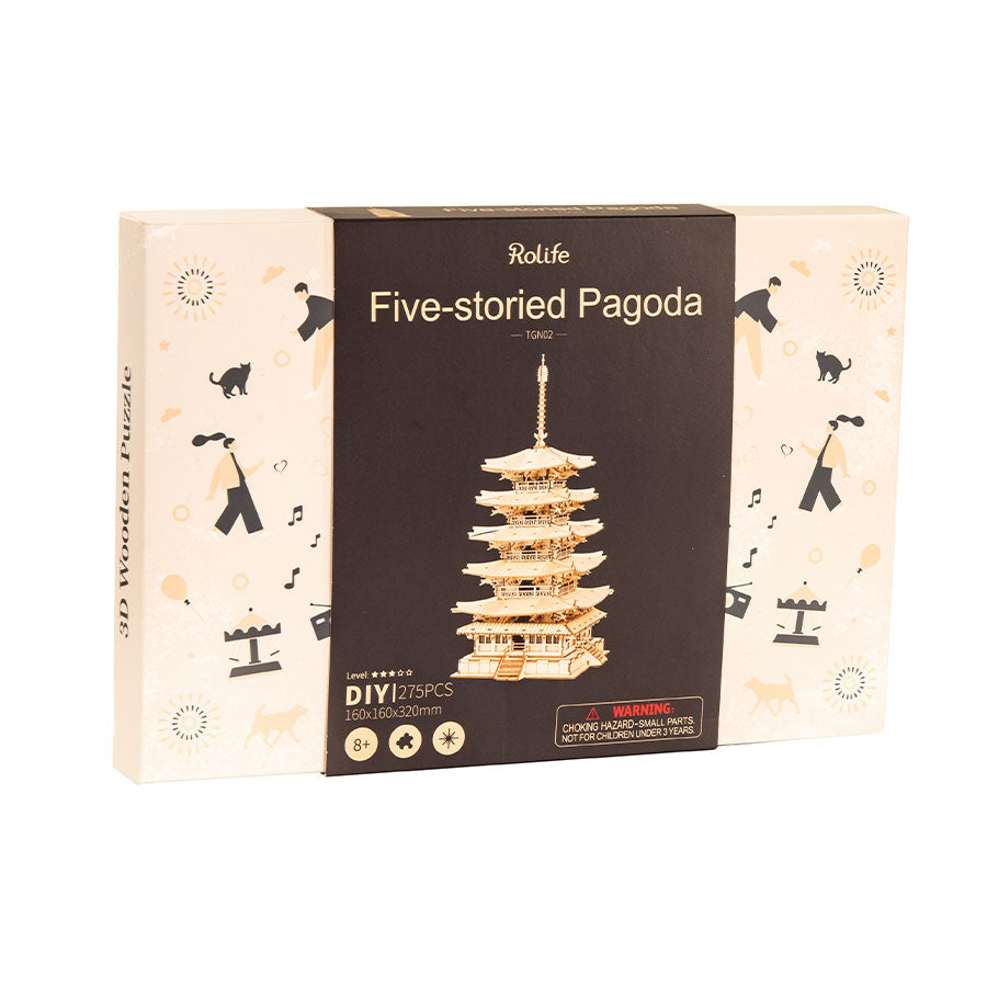 Caja de Five-storied Pagoda · Rolife