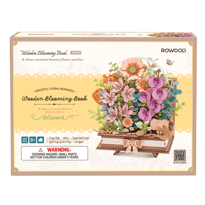 Caja del libro floral Rowood · Rowood