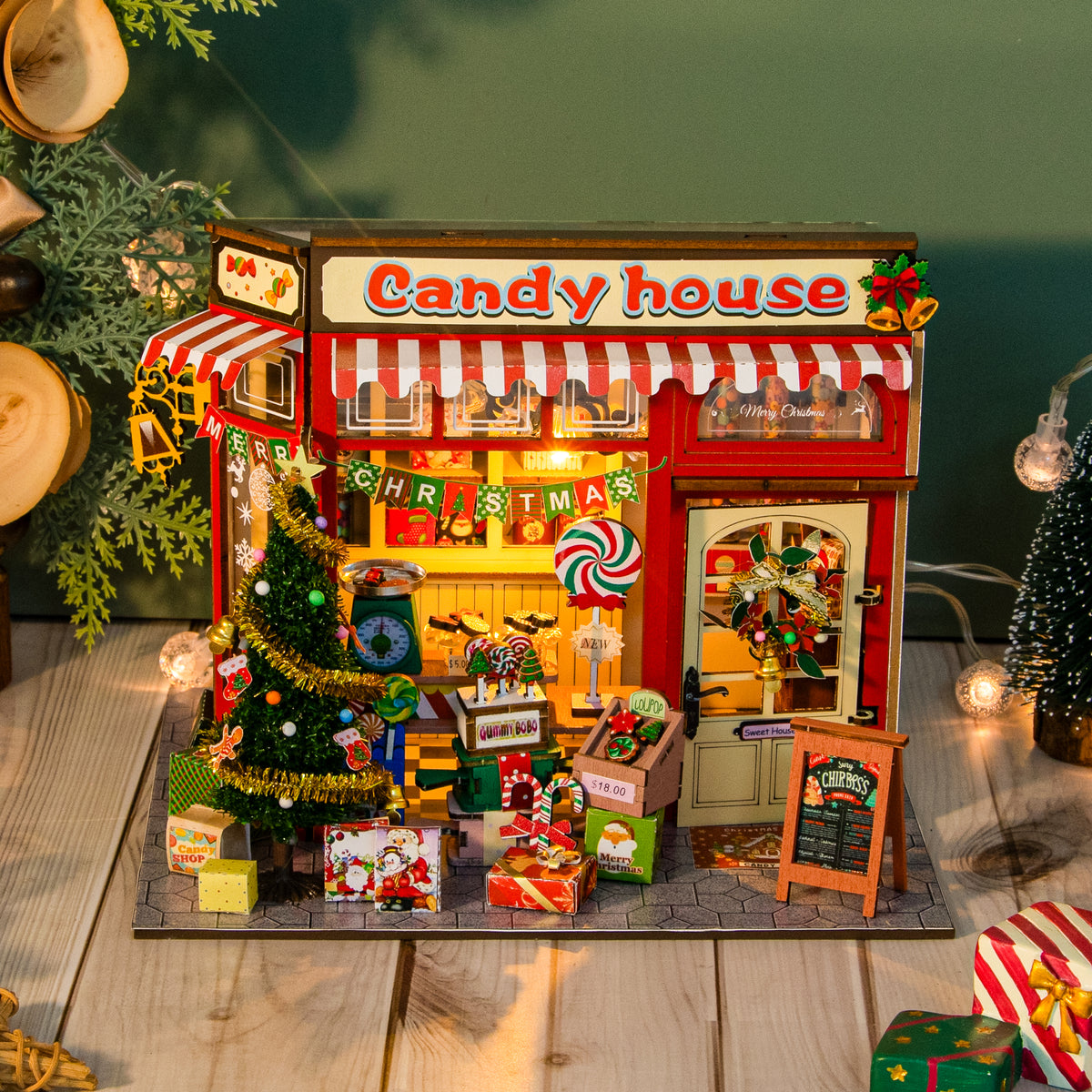Candy House de Hongda, en una escena ambientada