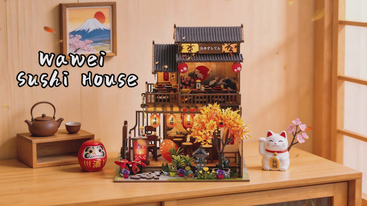 Vídeo oficial de Wawei Sushi House, modelo de Hongda